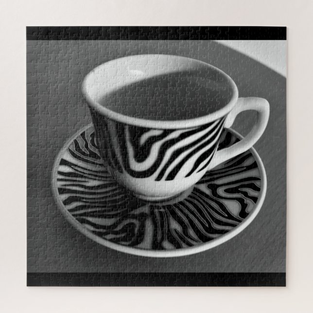 Quebra-cabeça Impressão de acrílico do tempo do café (Vertical)