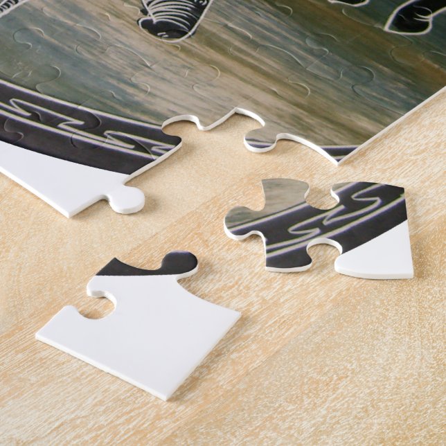 Quebra-cabeça Impressão de Arte de Elefante Africano (Lateral)