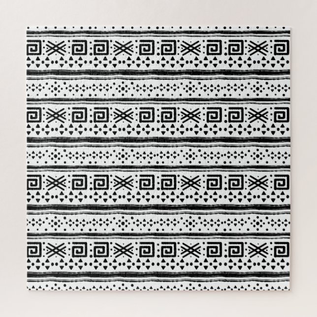 Quebra-cabeça Impressão de Arte Tribal do Boho (Vertical)