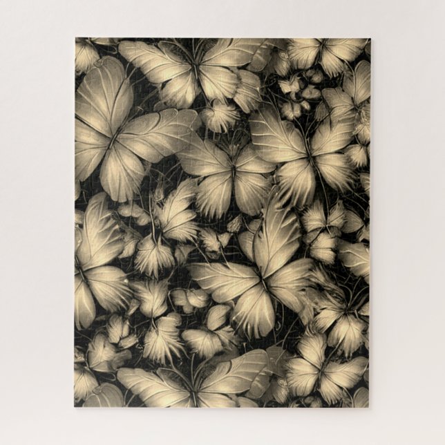 Quebra-cabeça Impressão de Bordas do ouro (Vertical)