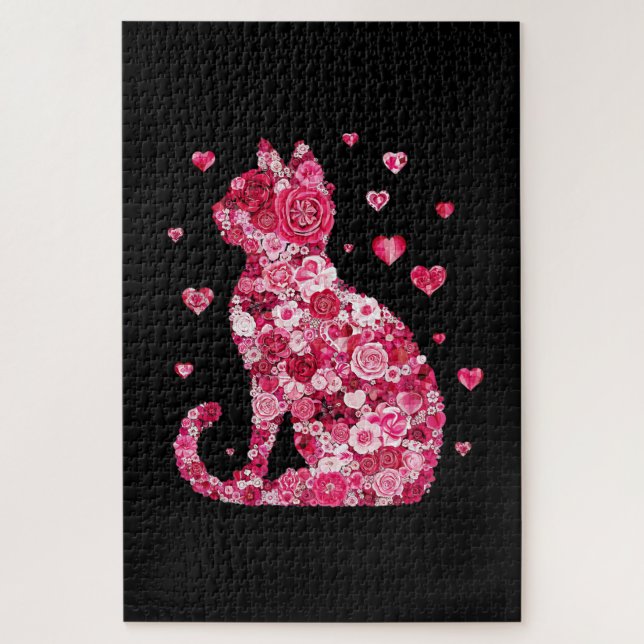 Quebra-cabeça Impressão de Canvas de  de Silhouette ArtFaux de C (Vertical)