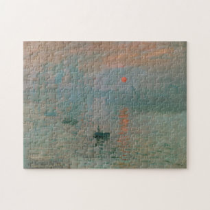 Quebra-cabeça Impressão de Claude Monet Surgimento do Sol (levan