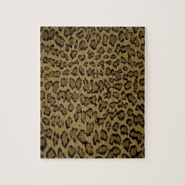 QUEBRA-CABEÇA IMPRESSÃO DE LEOPARDO ANIMAL (Vertical)
