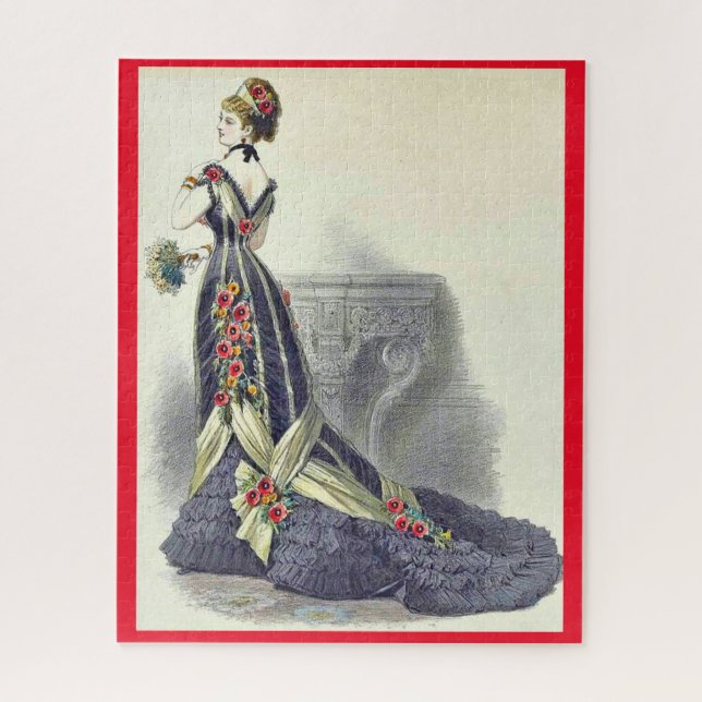 Quebra-cabeça impressão de moda da bola de 1879 (Vertical)