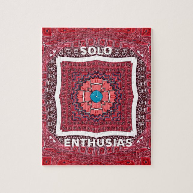 Quebra-cabeça Impressão de Padrão de Cultura Sindhi Tradicional (Vertical)