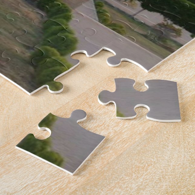 Quebra-cabeça Impressão de Paisagem Cênica do Parque Benazir (Lateral)