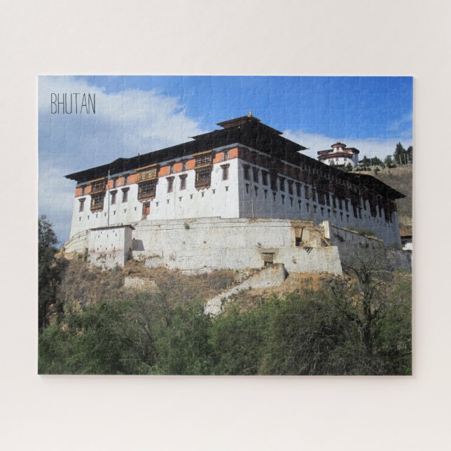 Quebra-cabeça impressão de paro dzong (Horizontal)