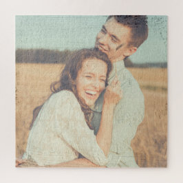 Quebra-cabeça Impressão de Traços de Pincel Sobrepor Foto Person