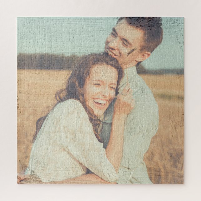 Quebra-cabeça Impressão de Traços de Pincel Sobrepor Foto Person (Vertical)