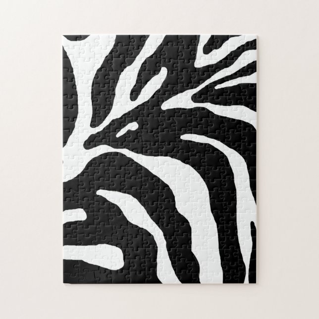 Quebra-cabeça Impressão em Animais de Stripe Zebra (Vertical)