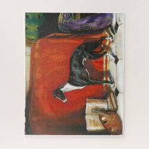 Impressão em Aquarela de Greyhound