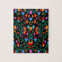 Impressão Floral colorido brilhante