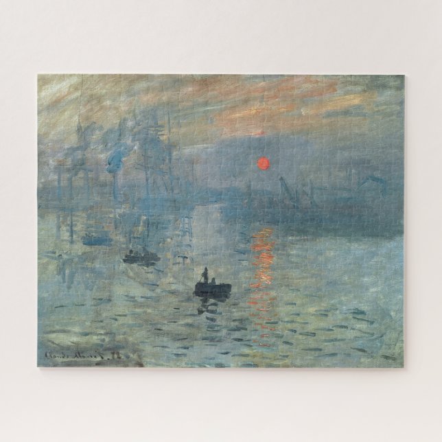 Quebra-cabeça Impressão Monet Impressão a Levante Solar (Horizontal)