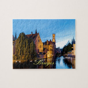 Quebra-cabeça Impressionante! Bruges medieval - pro foto
