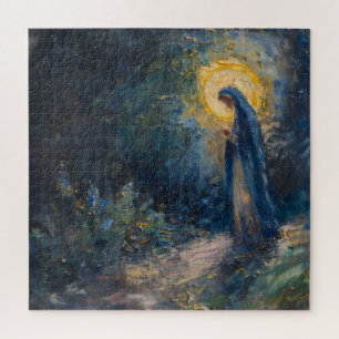 Quebra-cabeça Impressionismo religioso da Santa Maria