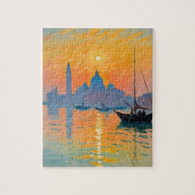 Quebra-cabeça Impressionista Arte: San Giorgio Maggiore no nasce (Vertical)