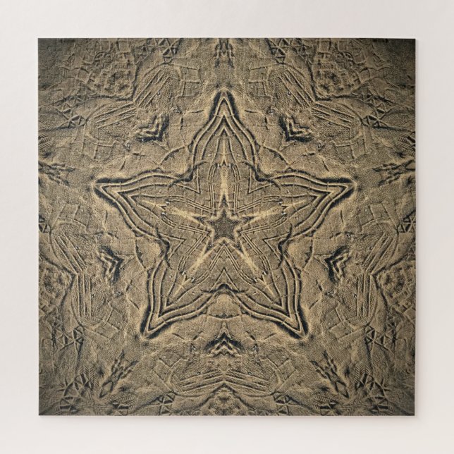 Quebra-cabeça Impressões de Calçado em Sand Mandala (Vertical)