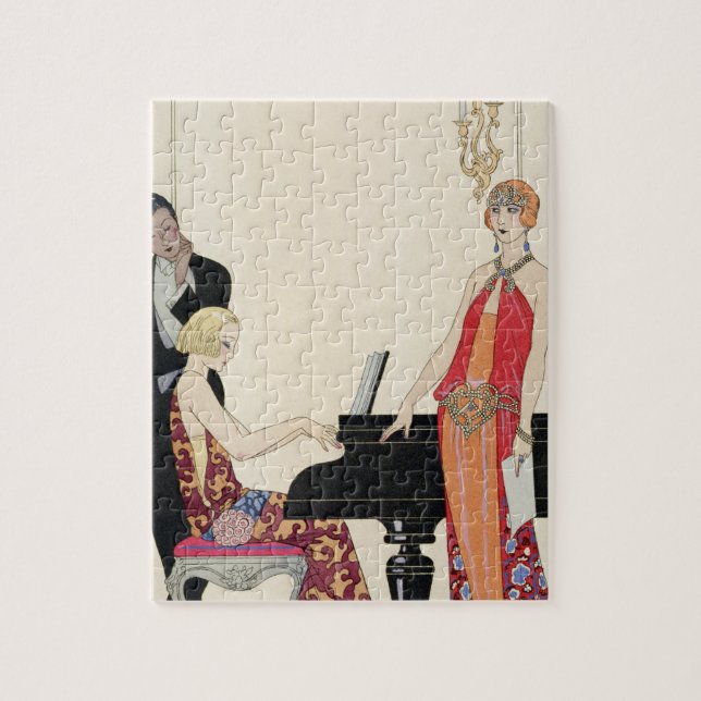 Quebra-cabeça Incantation, ilustração para 'Gazeta du Bon Ton' (Vertical)