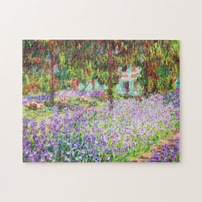 Quebra-cabeça Incêndios no Jardim de Monet, Claude Monet (Horizontal)