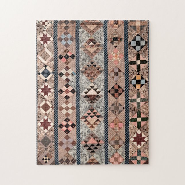 Quebra-cabeça Inclinação com formas geométricas (Vertical)