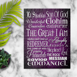 Quebra-cabeça Incríveis Nomes de Deus