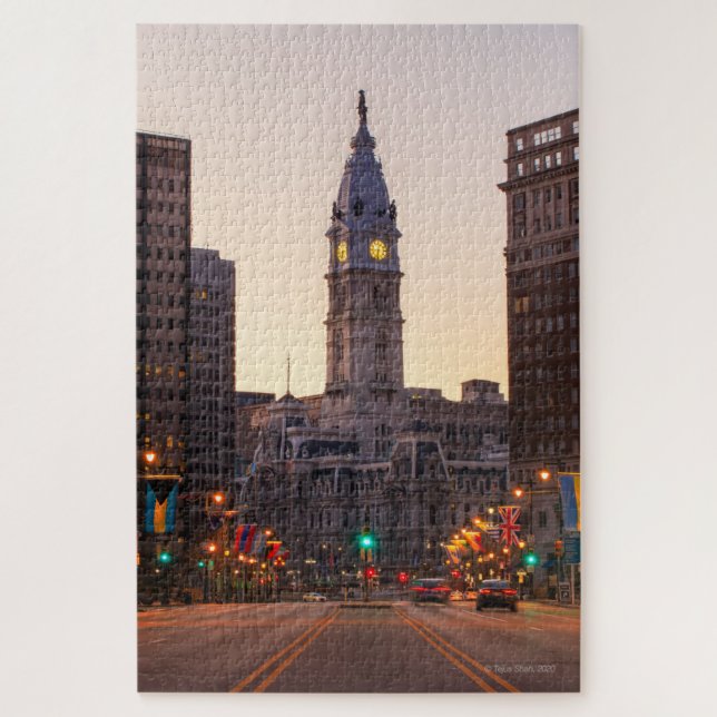 Quebra-cabeça Independence Hall, Philly 1000pc jigsee quebra-cab (Vertical)