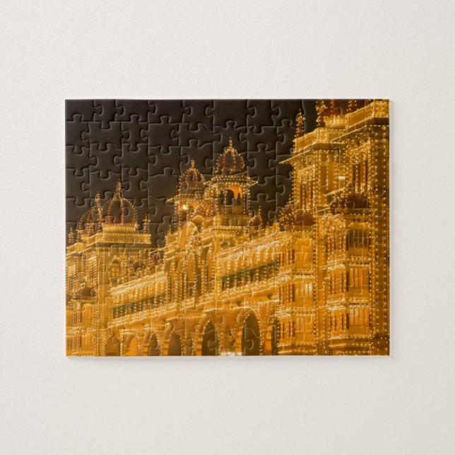 Quebra-cabeça ÍNDIA, Karnataka, Mysore : Palácio do Majaraja (c. (Horizontal)