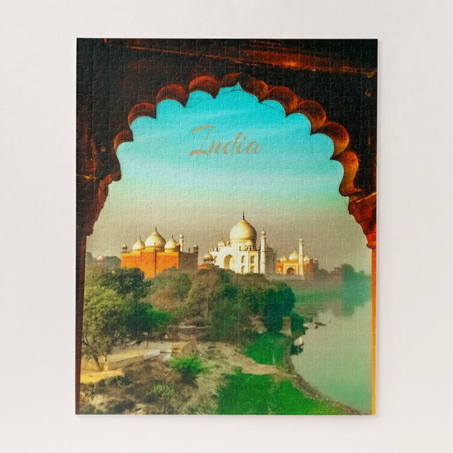Quebra-cabeça India Taj Mahal (Vertical)