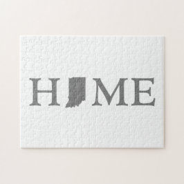 Quebra-cabeça Indiana Shaple - Letra Indianan Home Hoosier