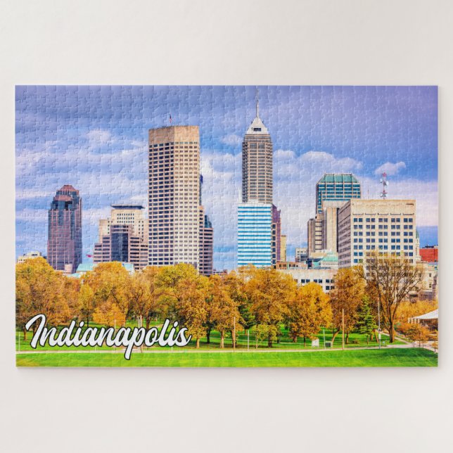 Quebra-cabeça Indianápolis, Indiana, Estados Unidos (Horizontal)