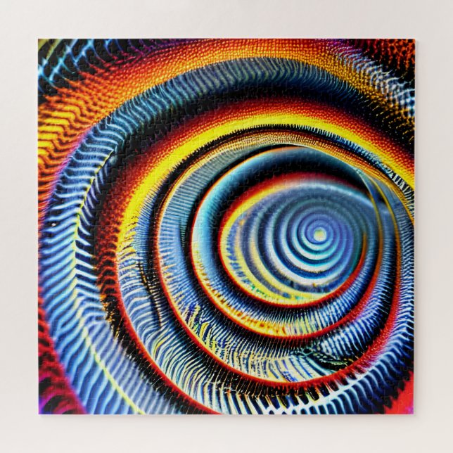 Quebra-cabeça Indigo hipnose diversão te leva a outra dimensão (Horizontal)