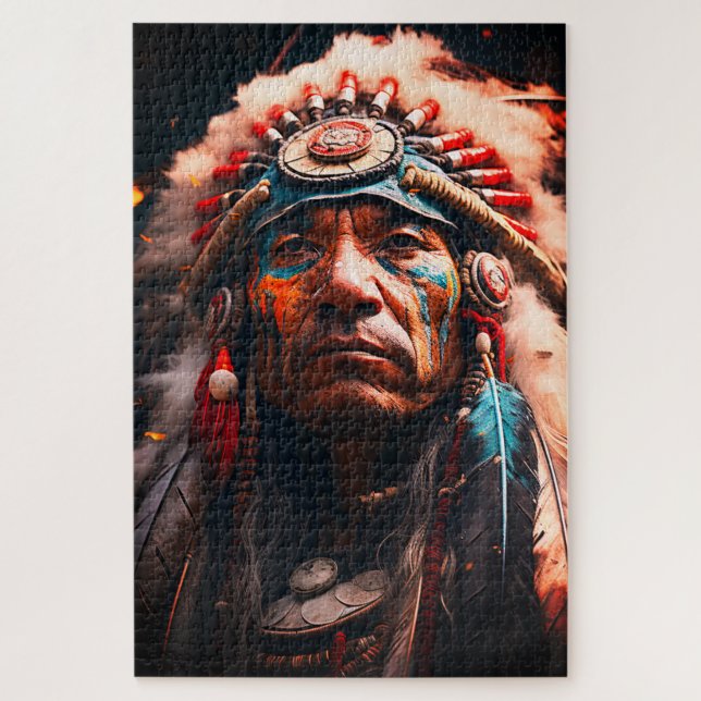 Quebra-cabeça índio (Vertical)