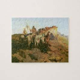 Quebra-cabeça Índios Antigos, Saqueadores da Pradaria, Seltzer,