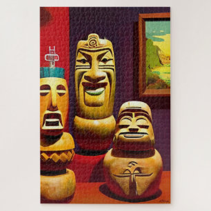 Quebra-cabeça Indoor Tiki Life Ken Gage Art