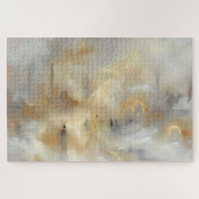 Quebra-cabeça Industrial Cityscape Romantic Style Jigsaw Puzzle (Horizontal)