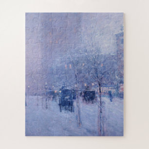 Quebra-cabeça Infância Hassam - Tarde da Tarde, Nova Iorque, in
