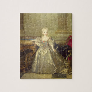Quebra-cabeça Infanta Maria Ana Victoria de Borbón, 1724 (óleo