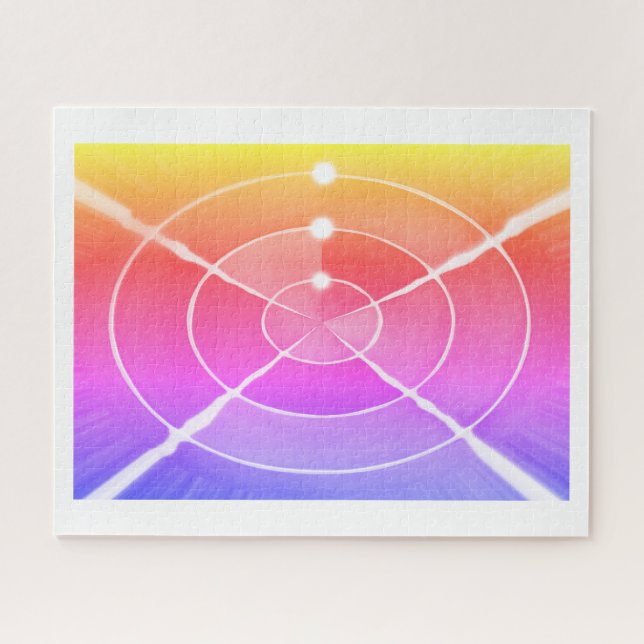 Quebra-cabeça Infinidade do arco-íris (Horizontal)