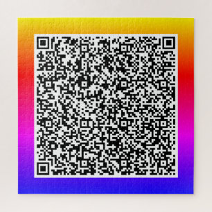 Quebra-cabeça Informações de verificação do código QR Quebra-cab