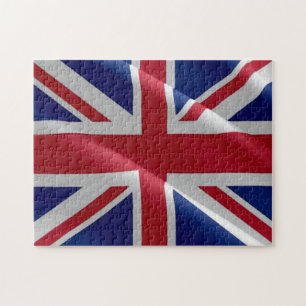 Quebra-cabeça Inglaterra - Flag Waving Reino Unido -