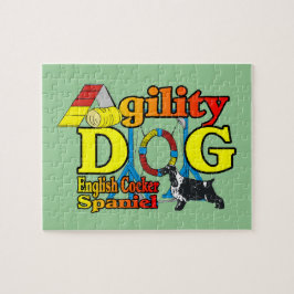 Quebra-cabeça Inglês Cocker Spaniel Agilidade