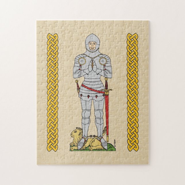 Quebra-cabeça Inglês Medieval Knight Circa 1430 (Vertical)