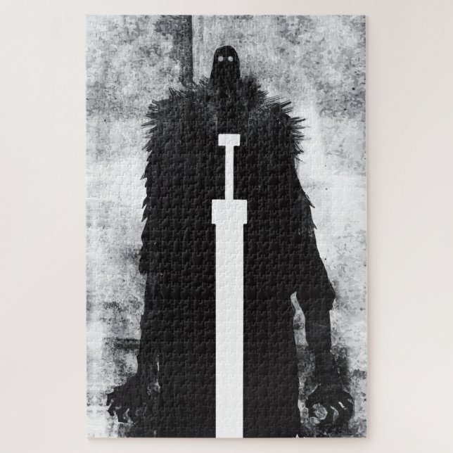 Quebra-cabeça Ink Talking Fantasy V02 A Knight do inferno (Vertical)