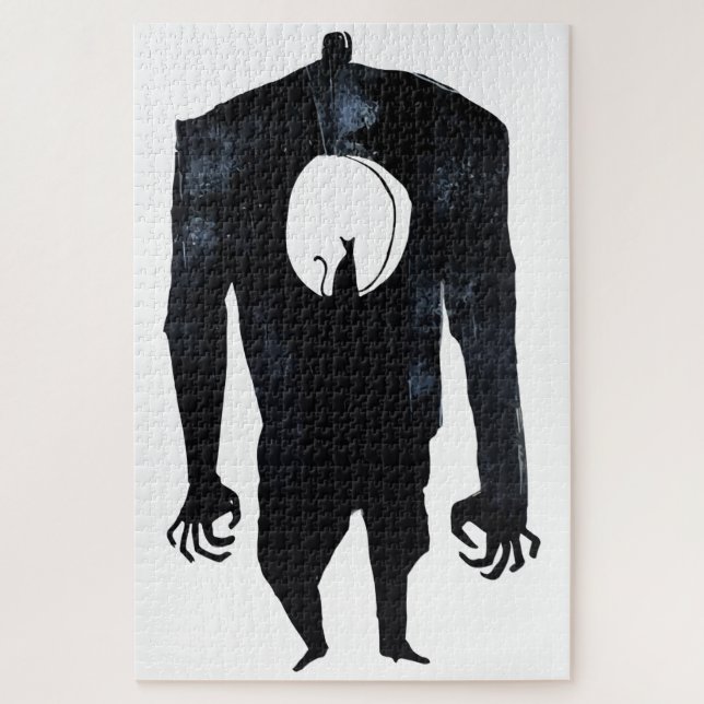 Quebra-cabeça Ink Talking Fantasy V06 Um Gato do Inferno (Vertical)