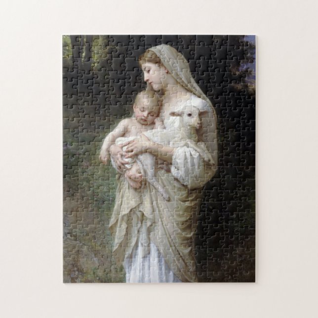Quebra-cabeça Innocence (Madonna e Child), Bouguereau (Vertical)