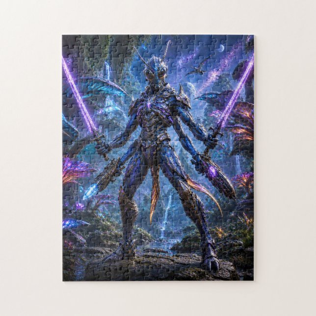 Quebra-cabeça Insectoid Alien Warrior Puzzle (Vertical)