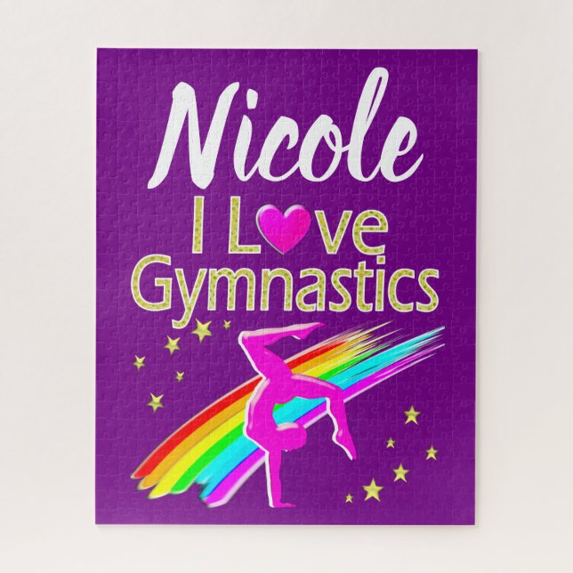 QUEBRA-CABEÇA INSPIRANDO EU AMO DESIGN DE GINÁSTICA (Vertical)