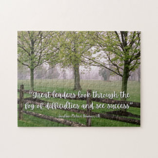 Quebra-cabeça Inspirational Leadership Quote Puzzle