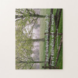 Quebra-cabeça Inspirational Leadership Quote Puzzle