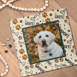 Quebra-cabeça Inspirividade de Pet de Foto de Prato Cachorro